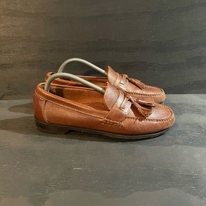 Johnston And Murphy Brown Dress Shoes Slip On Loafers Men’s Size 8.5